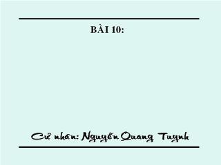 Bài giảng Đại số 8 - Bài 10: Chia đơn thức cho đơn thức