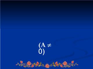 Bài giảng Hình học 8 - Tiết 22, bài 3: Đồ thị hàm số y = ax + b (a#0)