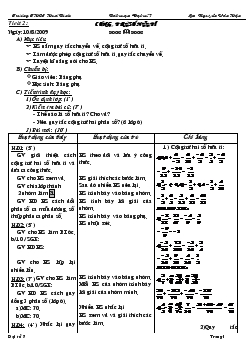 Giáo án Đại số 7 - Tiết 2 - Nguyễn Văn Hận