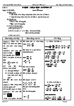 Giáo án Đại số 7 - Tiết 3 - Nguyễn Văn Hận
