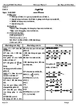 Giáo án Đại số 7 - Tiết 5 - Nguyễn Văn Hận