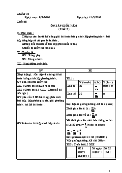 Giáo án Đại số 8 - Tuần 35 - Vũ Đức Dũng