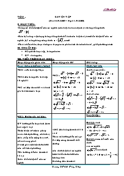 Giáo án Đại số 9 - Tiết 3: Luyện tập