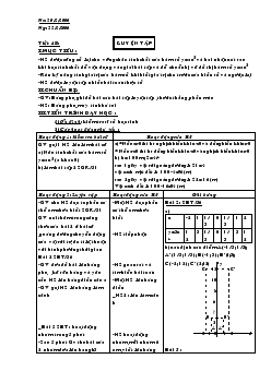 Giáo án Đại số 9 - Tiết 48: Luyện tập