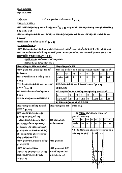 Giáo án Đại số 9 - Tiết 49: Đồ thị hàm số y = ax2 (a#0)