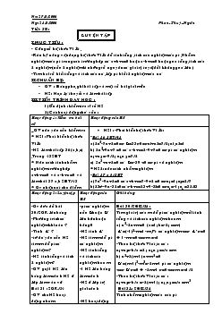 Giáo án Đại số 9 - Tiết 58: Luyện tập