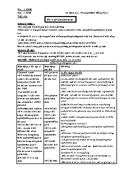 Giáo án Đại số 9 - Tiết 64: Ôn tập chương IV