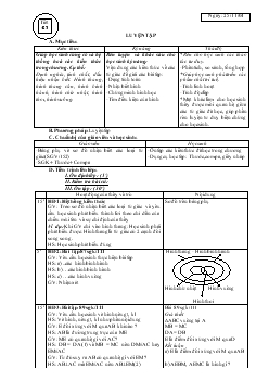 Giáo án Hình học 8 - Tiết 23: Luyện tập