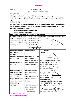 Giáo án Hình học 9 - Tiết 4: Luyện tập