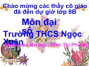 Bài giảng Hình học 8 - Đinh Thị Phương Thảo - Tiết 16: Hình chữ nhật