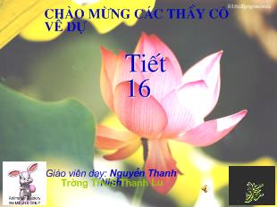 Bài giảng Hình học 8 - Nguyễn Thanh Ninh - Tiết 16, bài 9: Hình chữ nhật