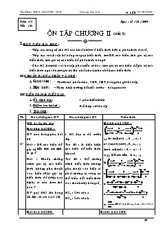 Giáo án Đại số 8 - Lê Hữu Huỳnh - Tiết 35-43