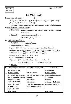 Giáo án Đại số 8 - Lê Hữu Huỳnh - Tiết 58-68