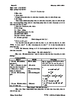 Giáo án Đại số 8 - Tiết 18-38