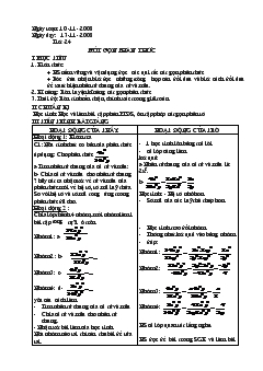 Giáo án Đại số 8 - Tiết 24: Rút gọn phân thức