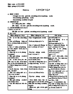 Giáo án Đại số 8 - Tiết 53: Luyện tập