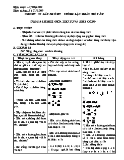 Giáo án Đại số 8 - Tiết 57: Liên hệ giữa thứ tự và phép cộng