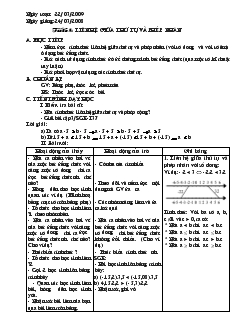 Giáo án Đại số 8 - Tiết 58: Liên hệ giữa thứ tự và phép nhân