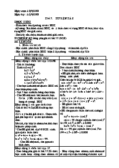 Giáo án Đại số 8 - Tiết 7: Luyện tập