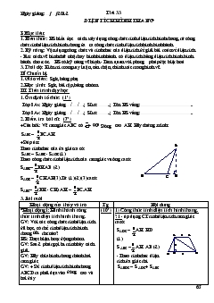 Giáo án Hình học 8 - Kỳ 2