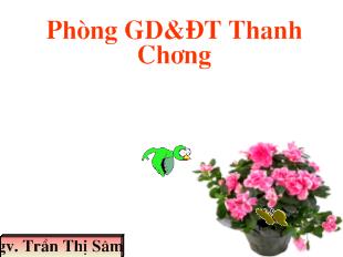 Bài giảng Văn học 8 - Trần Thị Sâm - Tiết 63: Ôn tập Tiếng Việt