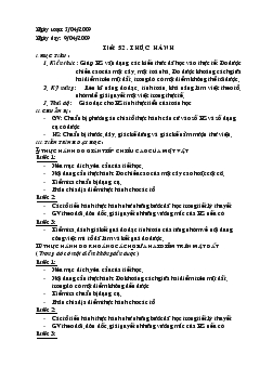 Giáo án Hình học 8 - Mai Văn Hiển - Tiết 52: Thực hành