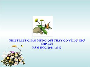 Bài giảng Hình học 6 - Tiết 18: Vẽ góc cho biết số đo