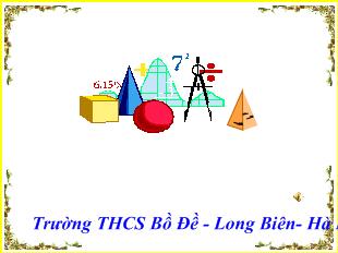 Bài giảng Hình học 6 - Tiết 24: Đường tròn