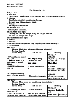 Bài giảng Hình học Tiết 26. LUYỆN TẬP