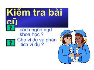 Bài giảng Phong cách ngôn ngữ chính luận