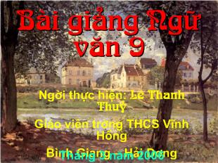 Bài giảng Sang thu