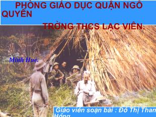 Bài giảng Đêm nay Bác không ngủ