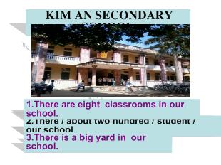 Bài giảng Kim an secondary school
