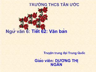 Bài giảng Mẹ hiền dạy con