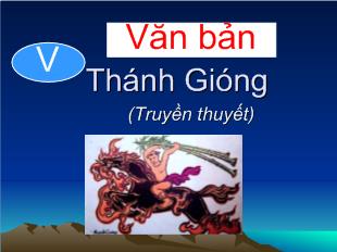 Bài giảng Thánh Gióng