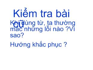 Bài giảng Tiếng Việt Tiết 32 : danh từ