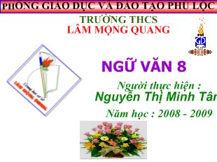 Bài giảng Tiếng Việt tiết 95: Ẩn dụ