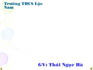 Bài giảng Tiết 109- 110: Cây tre Việt Nam
