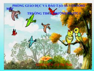 Bài giảng Tiết 114: Lao Xao ( tiếp theo)