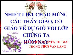 Bài giảng Tiết 57 Tiếng Việt: Chỉ từ