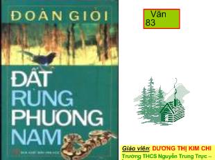 Bài giảng Tiết 83: Sông nước Cà Mau