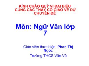 Chuyên đề Nghệ thuật chơi chữ trong thơ, ca dao - Dân ca Việt Nam