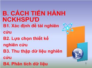 Đề tài Nghiên cứu khoa học sư phạm ứng dụng