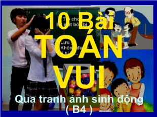 Bài giảng 10 bài toán vui