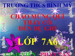 Bài giảng Bài 1 cổng trường mở ra - Lí Lan