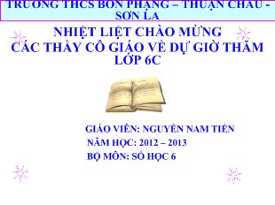 Bài giảng Bài 7 Lúy thừa số tự nhiên nhân hai lũy thừa