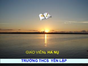 Bài giảng Ca huế trên Sông Hương