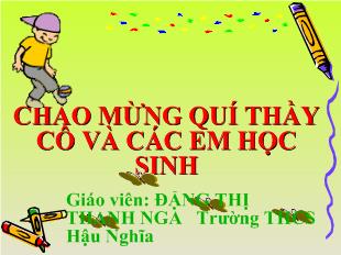 Bài giảng Cộng hai số nguyên cùng dấu