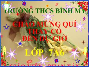 Bài giảng Mẹ tôi