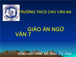 Bài giảng Ngữ Văn: Tiết 86: Thêm trạng ngữ cho câu